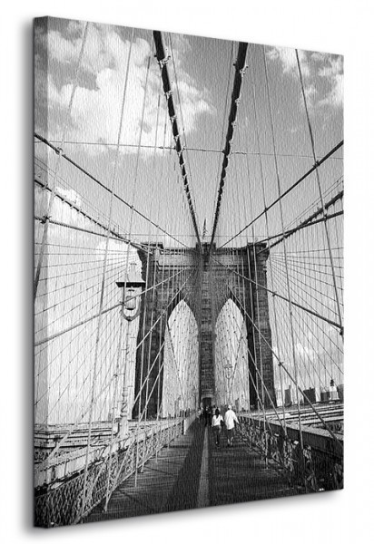 Nice wall Brooklyn Bridge, New York - Obraz na płótnie CD0095