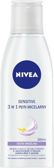 Nivea Sensitive 3w1 Płyn micelarny skóra wrażliwa 200ml