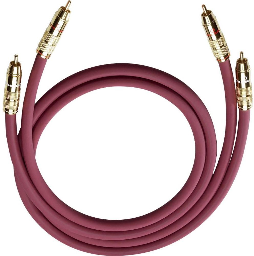 Oehlbach Kabel audio Cinch 2046 [2x Złącze męskie cinch 2x Złącze męskie cinch] 0.70 m antracytowy