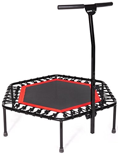 SportPlus Fitness trampolina, system z liną bungee, średnica 110 cm, maksymalne obciążenie 130 kg SP-T-110