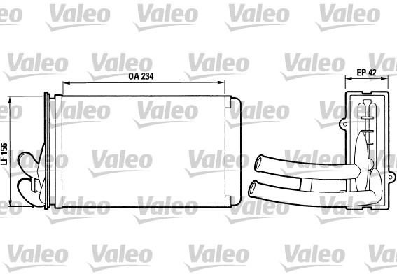 Valeo nagrzewnica 812012 812012