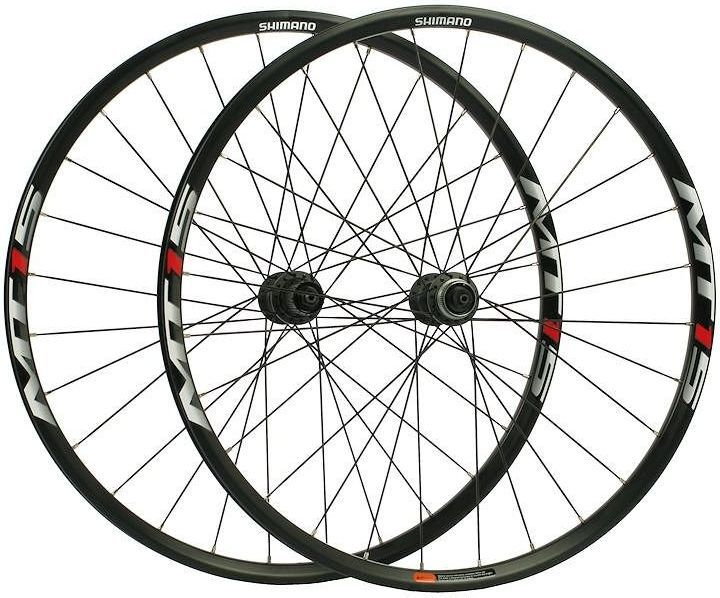 Shimano Koła 26 WH-MT15 przód +tył 8/9/10 rzęd ,Center Lock drutowka czarne 1009