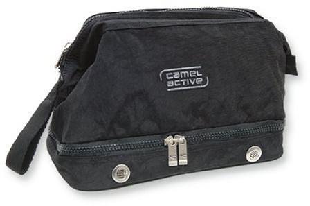 camel active Kosmetyczka Camel Active Kulturtasche Journey, Schwarz, 29X12,5X16, Kolor: Czarny, Syntetyk (B00 401 60)