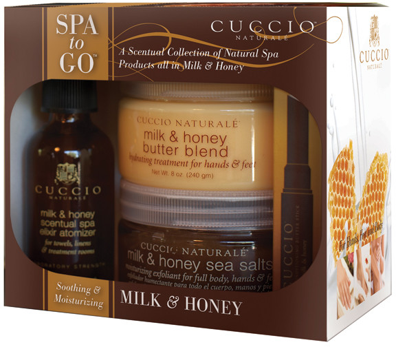 Cuccio Zestaw Spa to Go miód i mleko