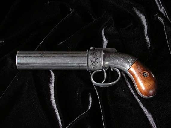 Hiszpania PISTOLET PIEPRZNICZKA SYGNOWANY ALLEN & THURBER 1837r.