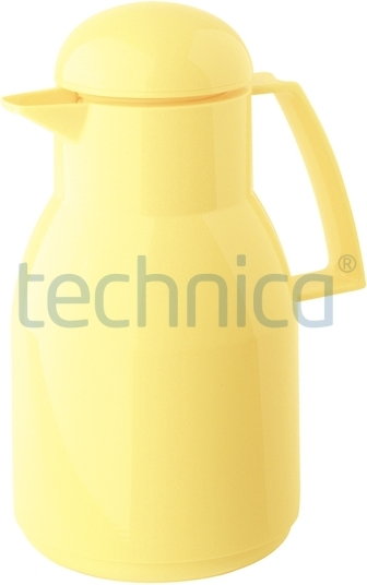 Helios Termos z tworzywa, z pokrywką 1 l, żółty | , Top HELIOS-2734-035