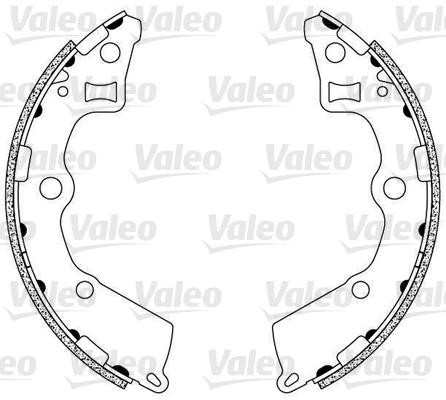 VALEO szczeki hamulcowe 564094 564094