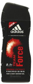 adidas Team Force żel pod prysznic dla mężczyzn 250ml