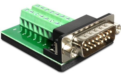 Delock D-Sub15 adapter (15-stykowe)