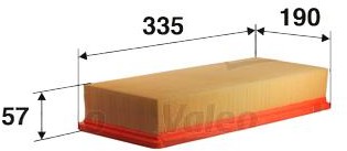 Valeo filtr powietrza panelowy 585121 - Bezpłatny zwrot do 30 dni, największy wybór produktów. 585121