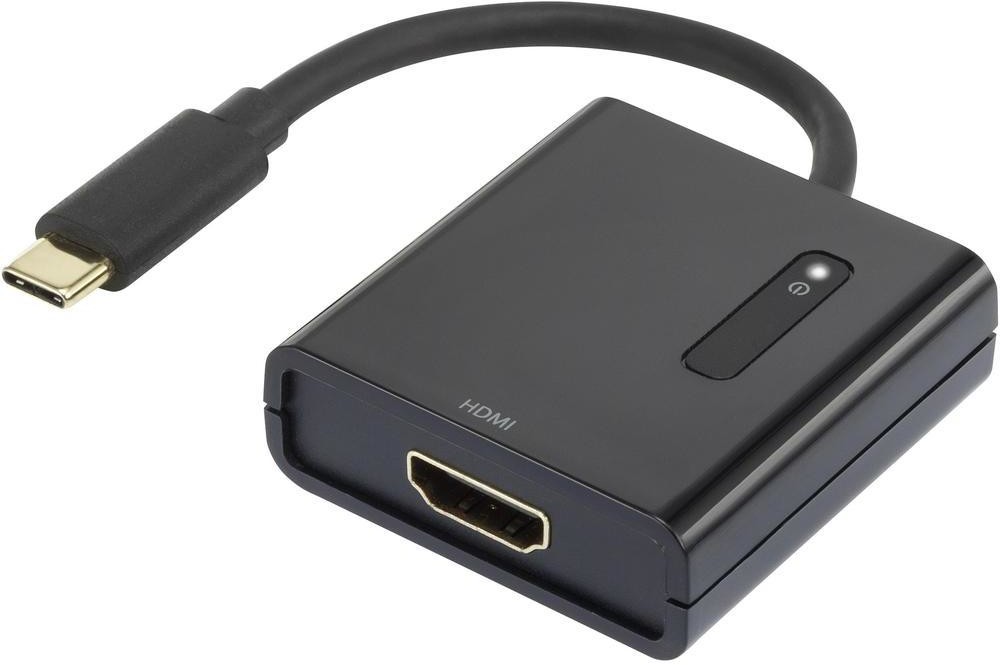 Renkforce Przejściówka adapter USB HDMI Renkforce 1490964 [1x Złącze męskie USB-C 1x Złącze żeńskie HDMI]