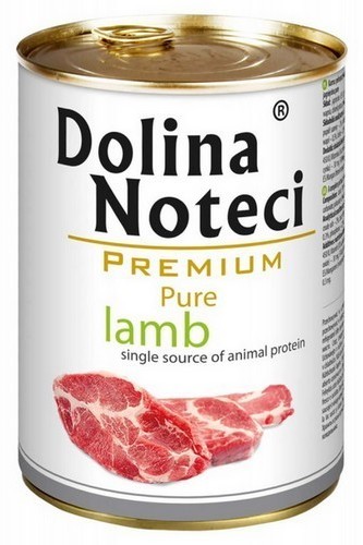 Dolina Noteci Premium Pies Pure Jagnięcina Puszka 400g 12780