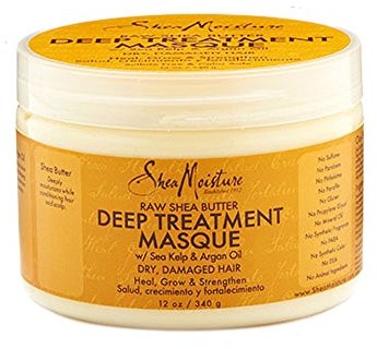 Shea Moisture RAW Shea Butter Deep Treatment Masque, 1er Pack (1 X 340 G) WJU-023
