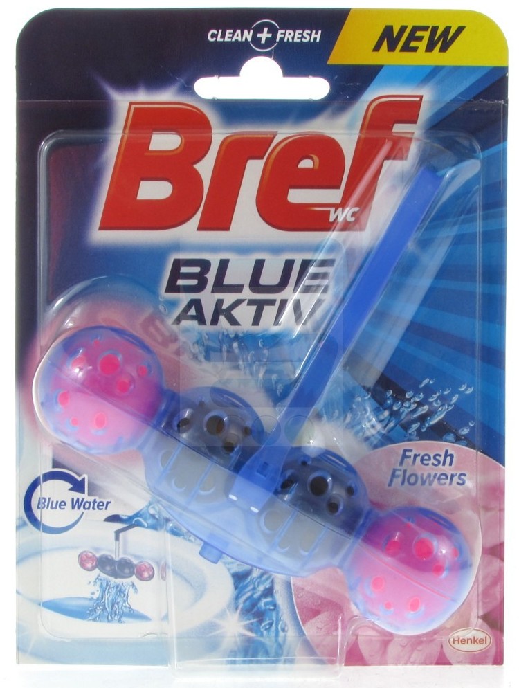 Bref Blue Active Kulki do WC Fresh Flowers 50 g
