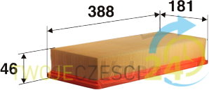 Valeo Filtr powietrza 585115