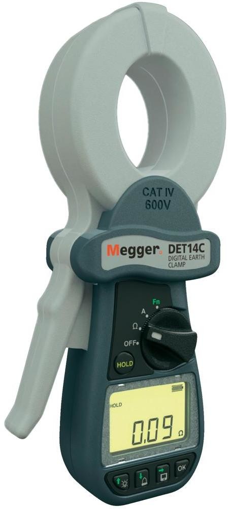 MEGGER Miernik rezystencji uziemienia miernik odporności uziemienia DET14C