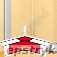 Legrand DLP Alu Kąt wewnętrzny 50x105, 011221,