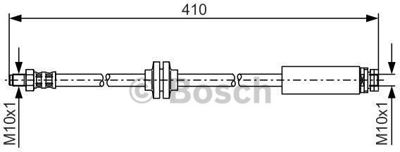 Bosch Przewód hamulcowy elastyczny 1 987 481 022