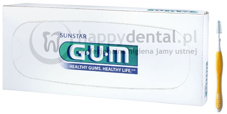 GUM Butler Sunstar Trav-Ler (1514) 36szt. - szczoteczek międzyzębowych 1.3mm (żó