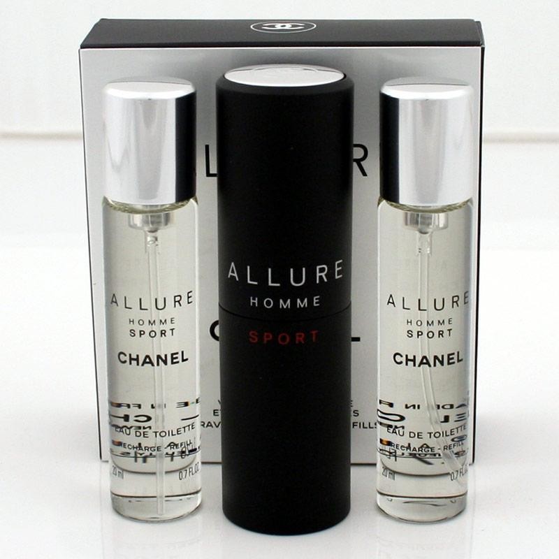 Chanel Zestaw Allure Homme Sport EDT 3 x 20 ml