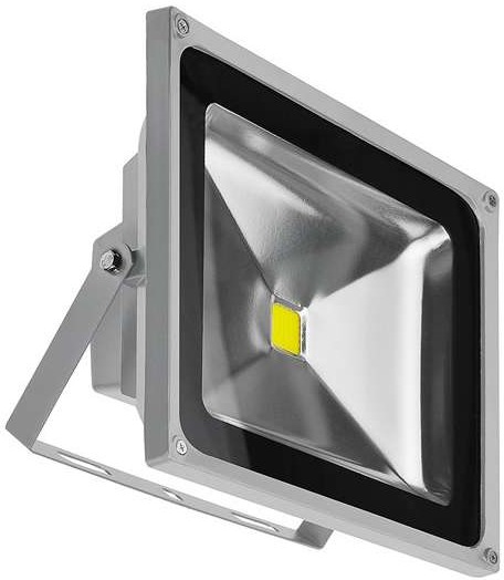 AZZARDO Zewnętrzny projektor FLOOD LIGHTS FL205001 BGR cienna OPRAWA naświetlacz PLAFON LED 50W IP65 jasny szary