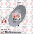 Zimmermann Tarcza hamulcowa 100.3335.20