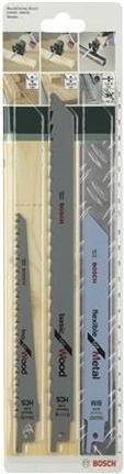 Bosch Zestaw 3 ostrzy do wyrzynarki - S922EF, S644D, S1111K 2609256715