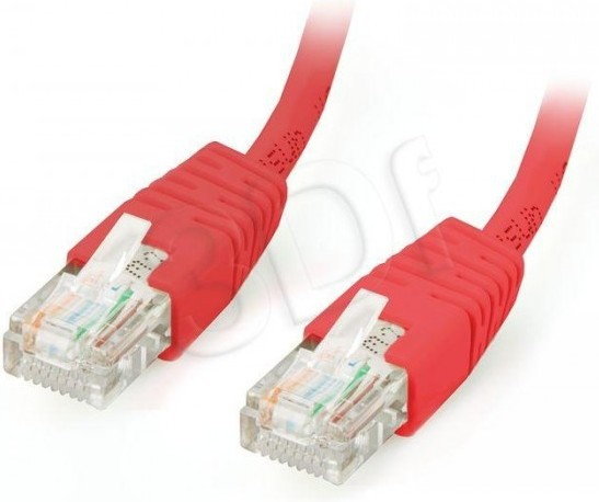 Gembird Patchcord RJ45,KAT.5e, UTP, 0,25M, CZERWONY SIEGEMPAT0006