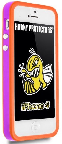 APPLE Horny Protectors etui na iPhone 4 (nie 4S) z metalowym Button
