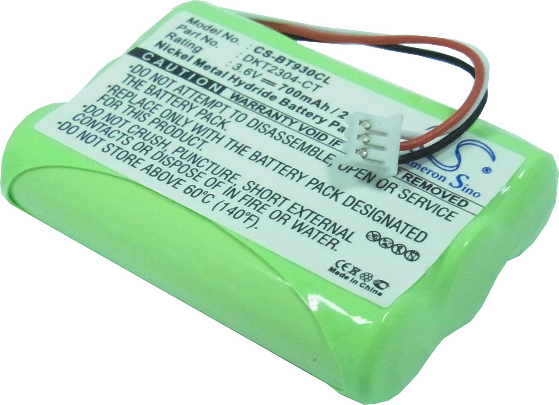 Cameron Sino Uniden BT-930 700mAh 2.52Wh Ni-MH 3.6V () CS-BT930CL