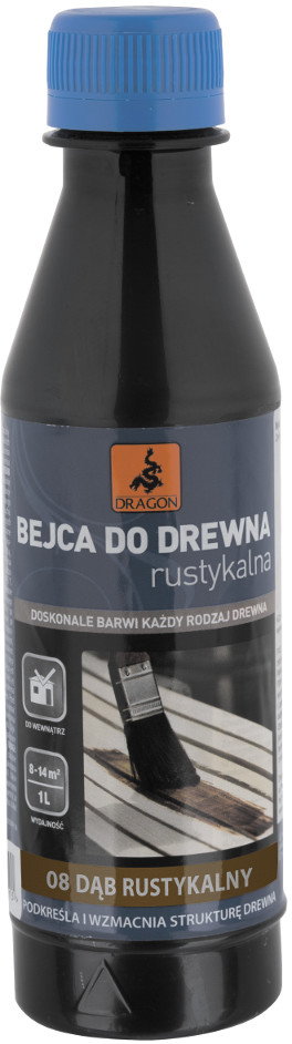 Dragon Bejca rustykalna do drewna , 0,2 l, dąb rustykalny