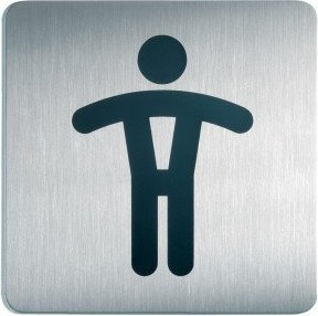Durable Tabliczka WC PANOWIE PICTO 150x150 mm
