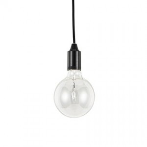 Ideal Lux EDISON 113319 SP1 NERO lampa wisząca
