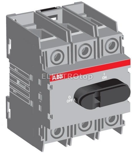 ABB Rozłącznik OT125F3 125A, bez rączki i wałka 1SCA105033R1001