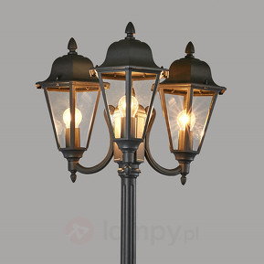 Lampenwelt 3-punktowa lampa uliczna EDANA, grafitowa