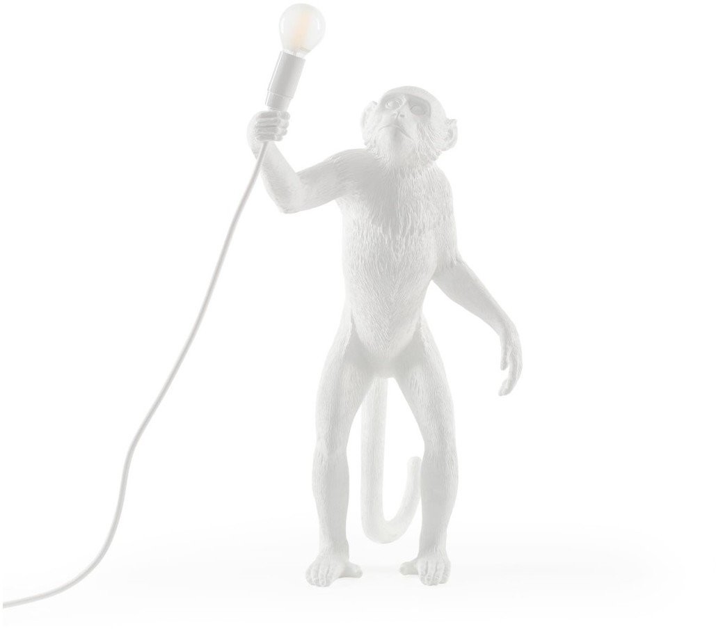 Seletti Lampa Monkey biała stołowa stojąca (14880)