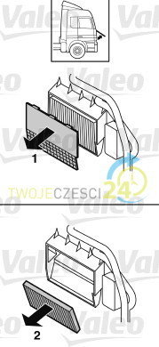 VALEO Filtr, przewietrzanie przestrzeni pasażerskiej 716010