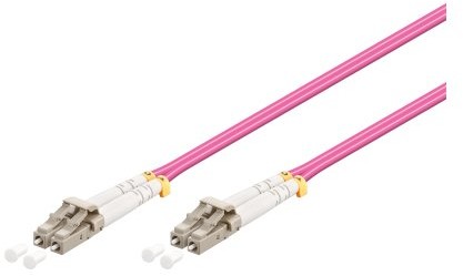Goobay OM4 LC/LC Duplex Patchkabel Fioletowy 15 m 4040849959400