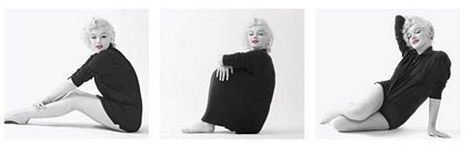 Pyramid Posters Marilyn Monroe (Sweter tryptyk) - reprodukcja PPR67067