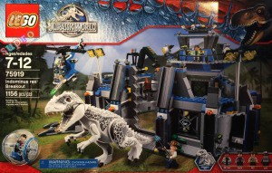 LEGO Park Jurajski Indominus Rex na wolności 75919
