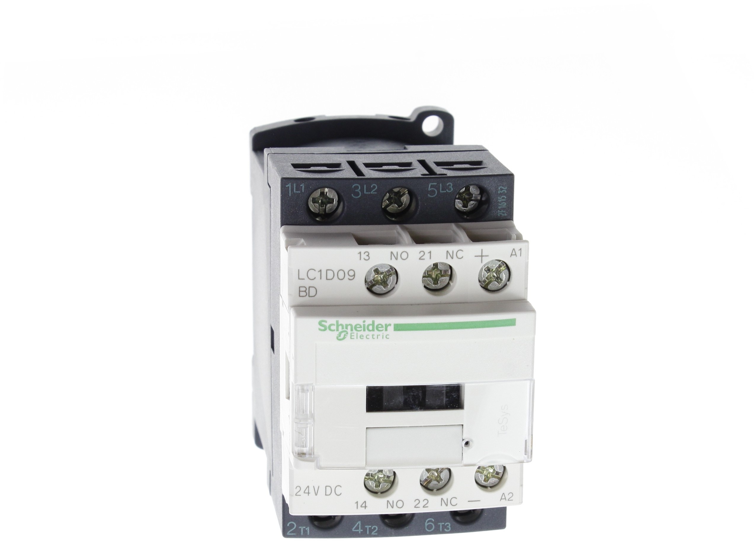 Schneider mocy 3 biegunowy AC3 9A 4kW NO+NC 24V DC LC1D09BD Schneider Electric