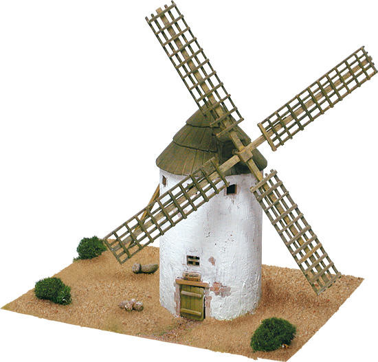 Фото - Збірна модель Model ceramiczny - Wiatrak w La Mancha - Hiszpania, w.XVI 1255