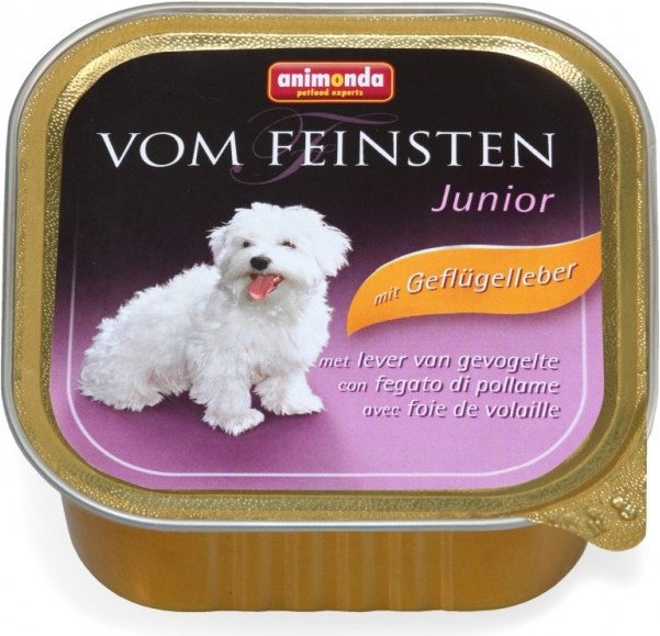 Animonda Vom Feinsten Junior wątróbka drobiowa 22 x 150 g