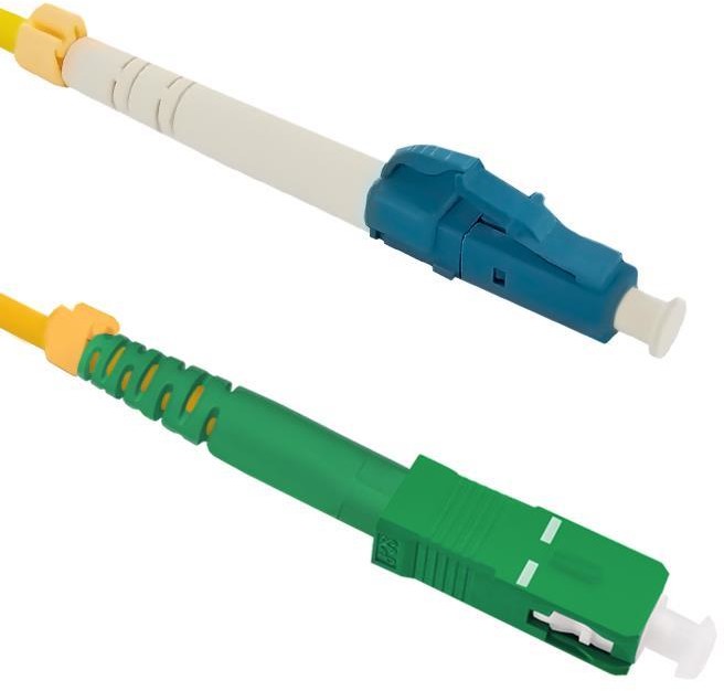 Qoltec Patchcord Światłowodowy LC/UPC-SC/APC SM 9/125 G652D 2m 54332