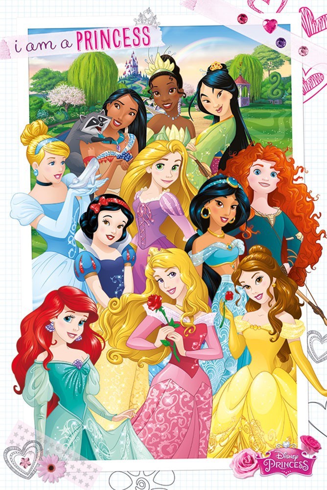Pyramid Posters Disney Księżniczki - Jestem księżniczką - plakat PP33604