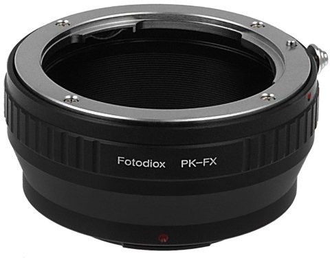 Fotodiox LENS Mount Adapter, Pentax K (PK) Lens to Fujifilm X-Series Mirrorless Cameras AS X-Pro1 wyszukiwania, X-E1, X-M1, and X-T1 FX-PK-FX1