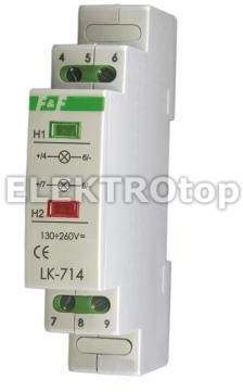 F&F Lampka sygnalizacyjna zasilania-dustanowa LK-714 130÷260V