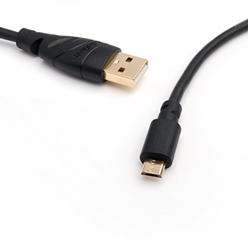 KabelDirekt Kable bezpośrednie 0,5 m kabel micro-USB 2.0, czarny 0,5 m 411