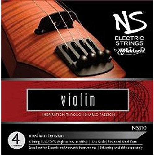 D'Addario ns311 elektrykę-skrzypiec pojedynczymi gitary 