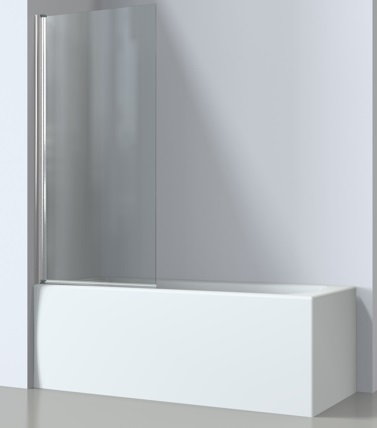 Omnires Parawan nawannowy 1-częściowy 70x140 cm szkło przejrzyste Kenton MP75